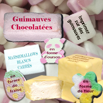 Les guimauves personnalisables