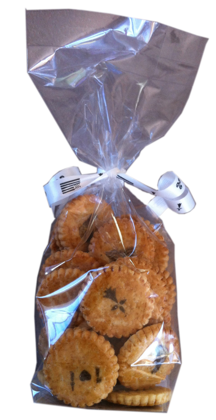 Sachets de biscuits personnalisés gourmandises.decors-fins.com