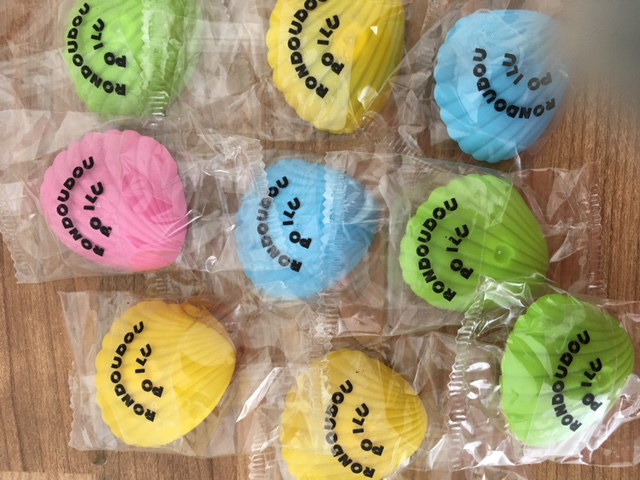 Bonbon coquillage imprimé, presquile-compagny