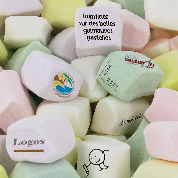 Marshmallows personnalisés | gourmandises.decors-fins.com