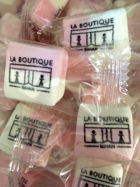 Chamallow personnalisé publicitaire | gourmandises.decors-fins.com