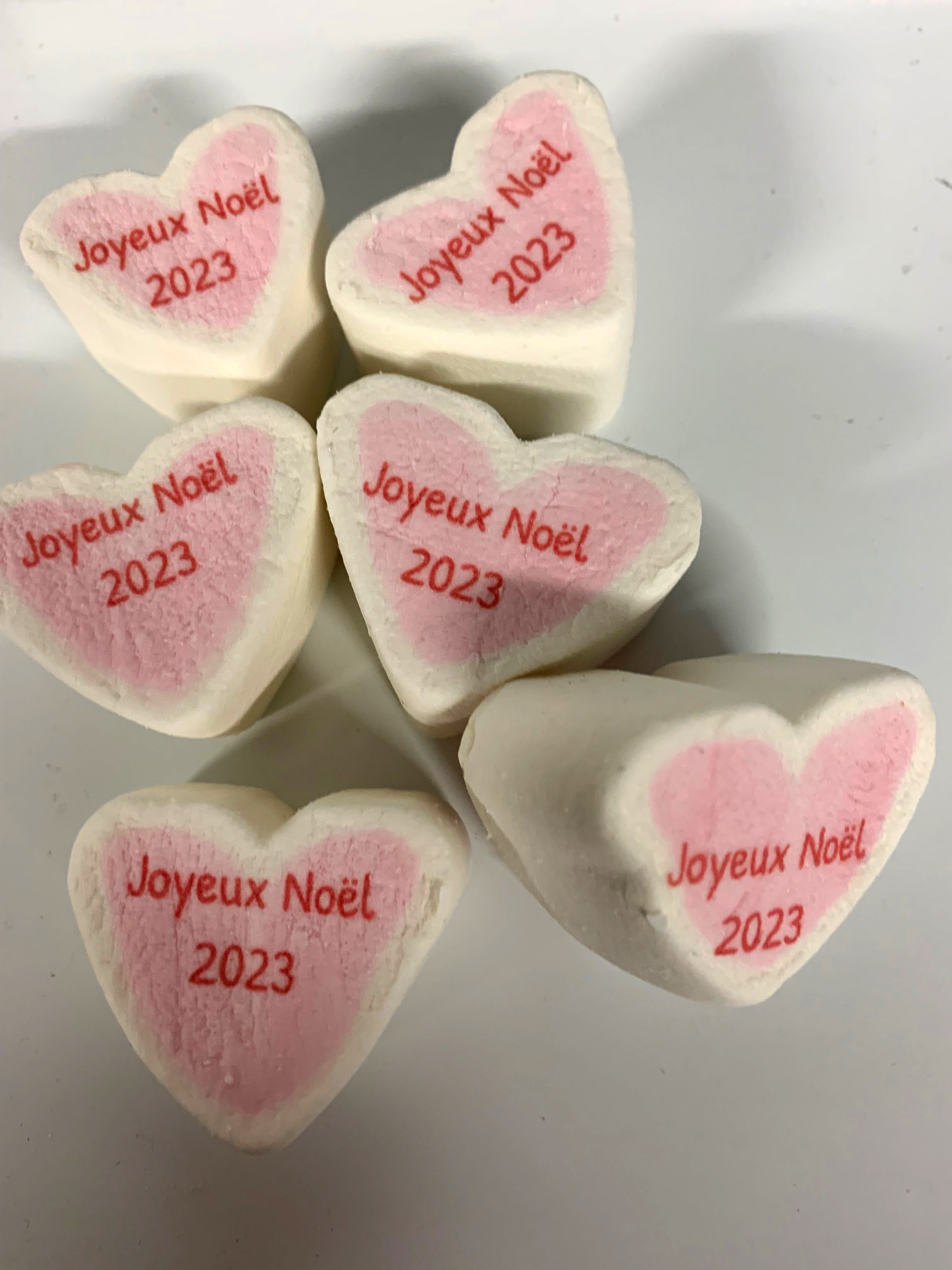 Bonbon coeur imprimé | gourmandises.decors-fins.com