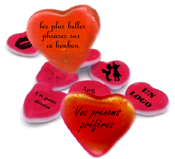 bonbons-imprimés-en-forme-de-coeur-gourmandises.decors-fins.com