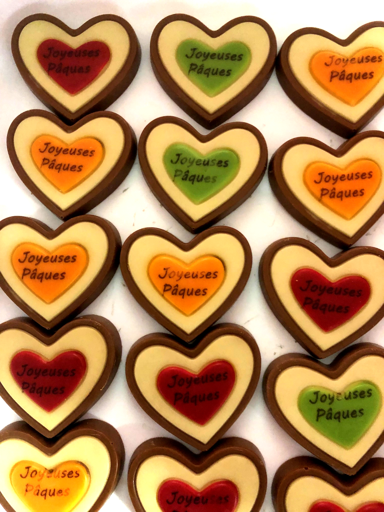 Coeur chocolat personnalisé | gourmandises.decors-fins.com