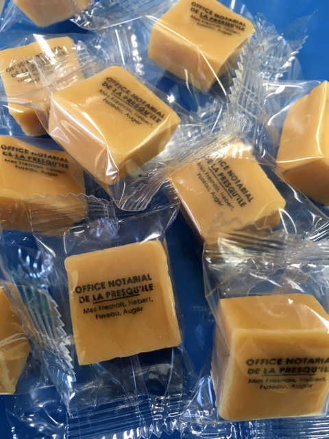 Caramel fudge imprimé | gourmandises.decors-fins.com